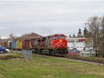 CN 2593 leads 402 near Belzile Street